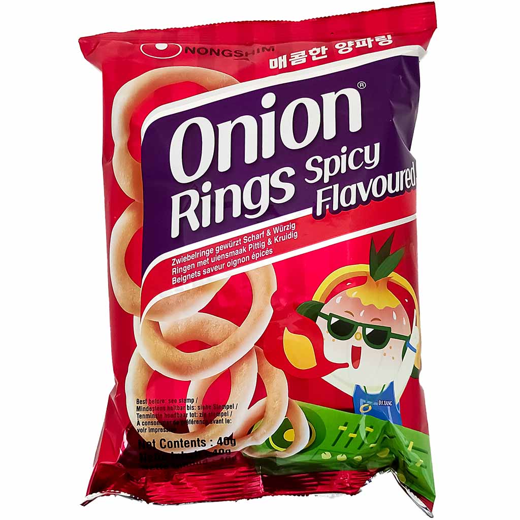 Nongshim Spicy Onion Rings -40g